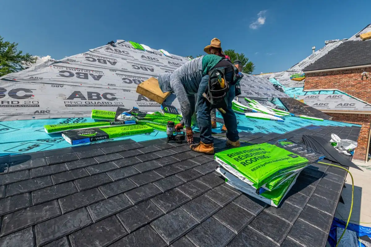 roofing project in Oshkosh, WI — 1